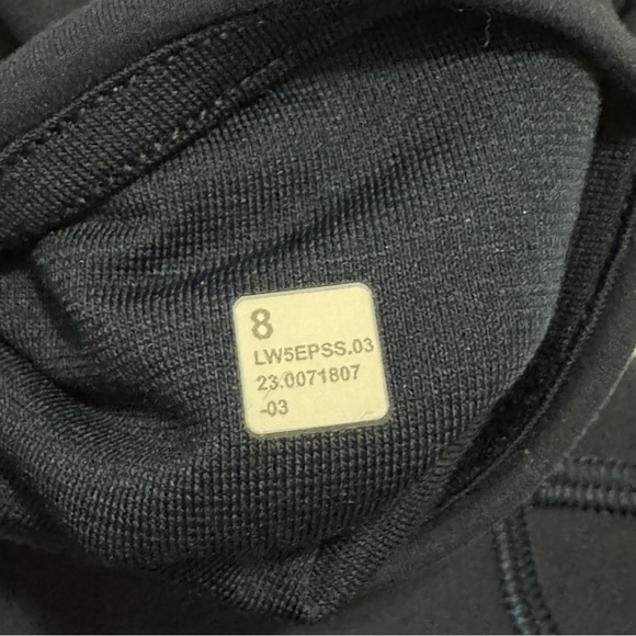 Lululemon Wunder Train High-Rise Tight with Pockets 25" Navy Blue Size 8 - Picture 6 of 11